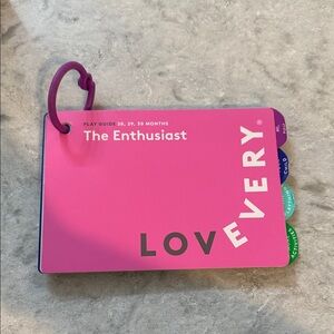 LOVEVERY Playguide The Enthusiast Months 28,29, 30